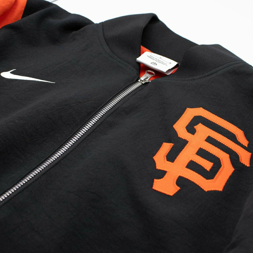 San Francisco Giants 2026 MLB Authentic Dugout Bomber Jacket Black - Taass Online