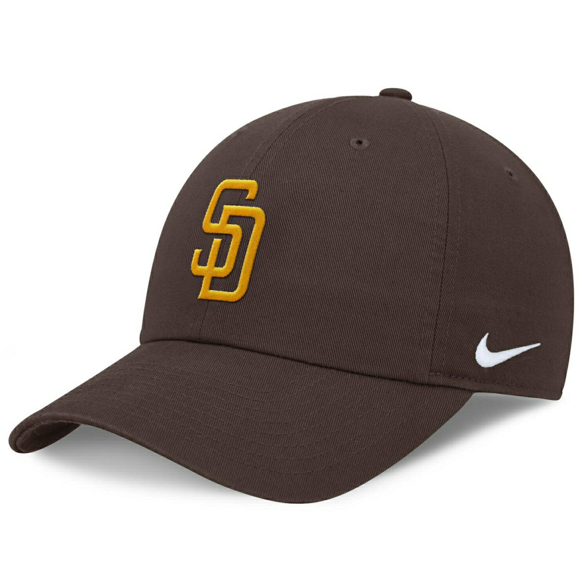San Diego Padres Organic Cotton Nike Club Adjustable Cap Brown - Taass on sale