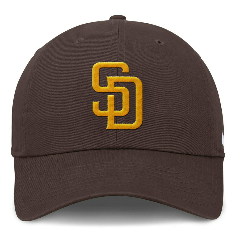 San Diego Padres Organic Cotton Nike Club Adjustable Cap Brown - Taass on sale