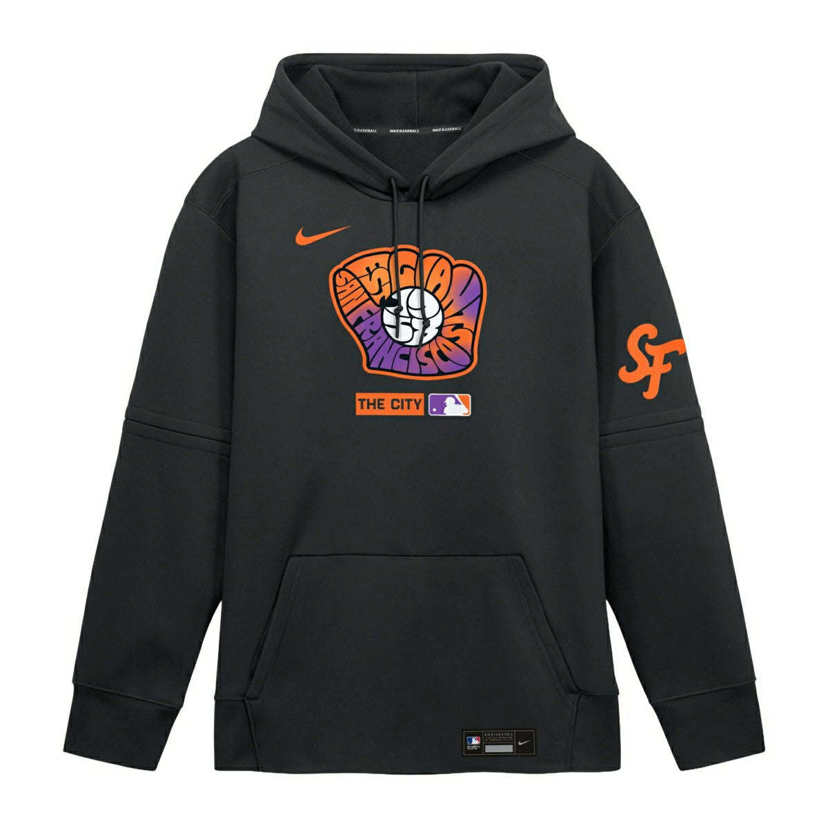 San Francisco Giants City Connect 2026 MLB Authentic Therma Hoodie Black - Taass US