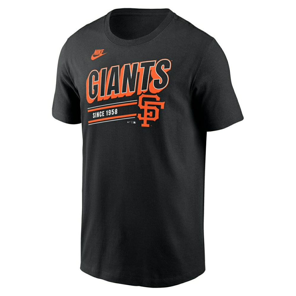 San Francisco Giants MLB Cooperstown Cotton T-Shirt Black - Taass Online