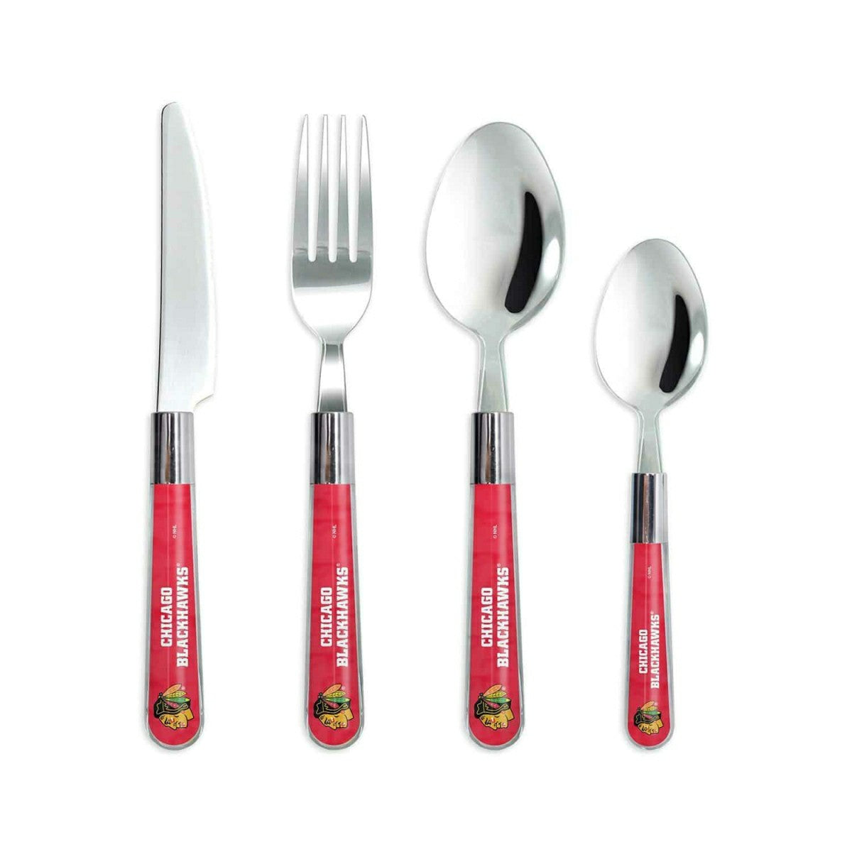 Chicago Blackhawks NHL 16-Piece Flatware Set - Taass US
