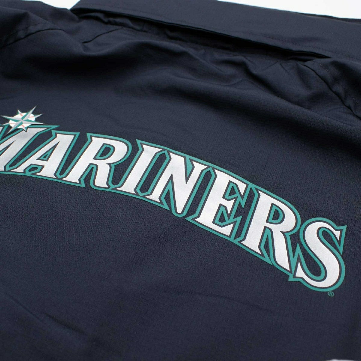 Seattle Mariners MLB Quarter Zip Windbreaker Jacket Navy - Taass outlet