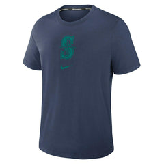 Seattle Mariners Early Work 2025 MLB Authentic Nike Tri-Blend T-Shirt Navy - Taass Online