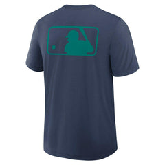Seattle Mariners Early Work 2025 MLB Authentic Nike Tri-Blend T-Shirt Navy - Taass Online