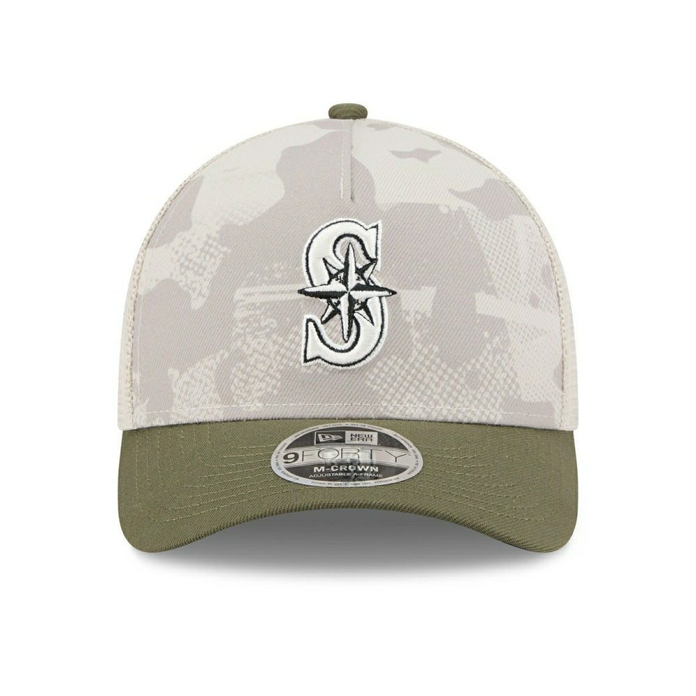 Seattle Mariners 2025 MLB Armed Forces 9FORTY M-Crown A-Frame Snapback Cap - Taass discount