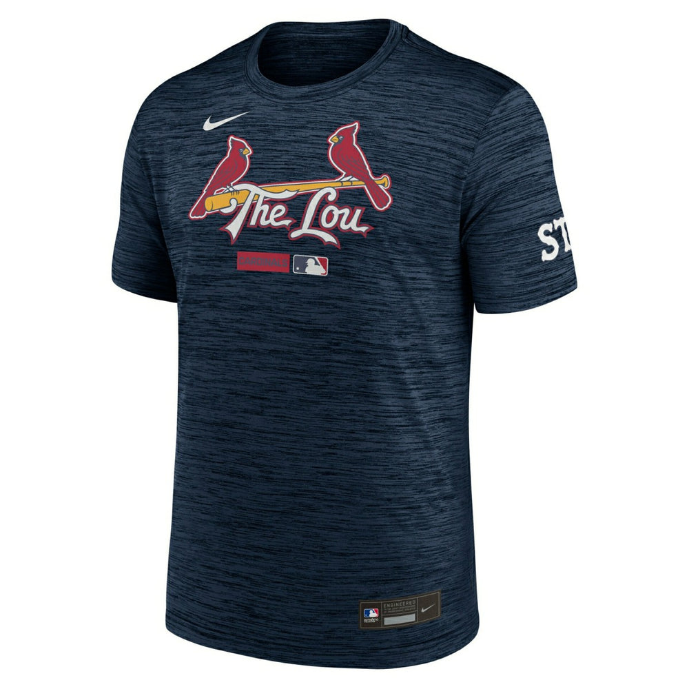 St. Louis Cardinals City Connect 2026 MLB Authentic Velocity T-Shirt Navy - Taass discount