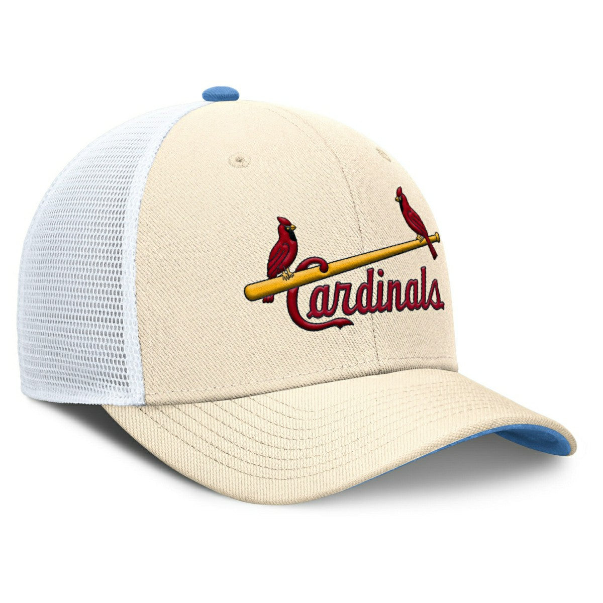 St. Louis Cardinals Cooperstown Rise Dri-FIT Trucker MLB Cap Natural - Taass on sale