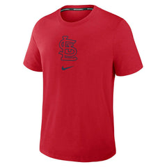 St. Louis Cardinals Early Work 2025 MLB Authentic Nike Tri-Blend T-Shirt Red - Taass sale