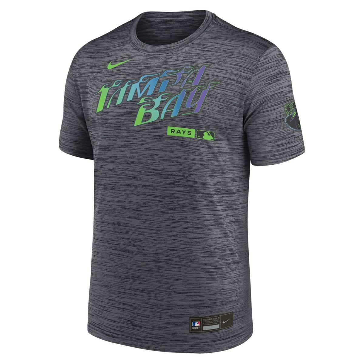 Tampa Bay Rays City Connect 2026 MLB Authentic Velocity T-Shirt Gray - Taass US