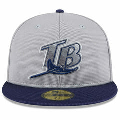 Tampa Bay Rays Colorway 2025 MLB Batting Practice 59FIFTY Fitted Cap Gray - Taass on sale