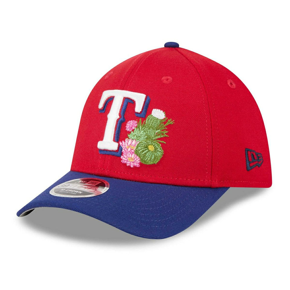 Texas Rangers 2026 MLB Spring Training 39THIRTY M-Crown Flex Cap Red - Taass on sale