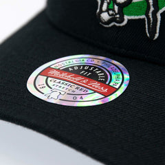 Boston Celtics 1986 NBA Finals Classic Red Stretch-Snap Cap Black - Taass discount