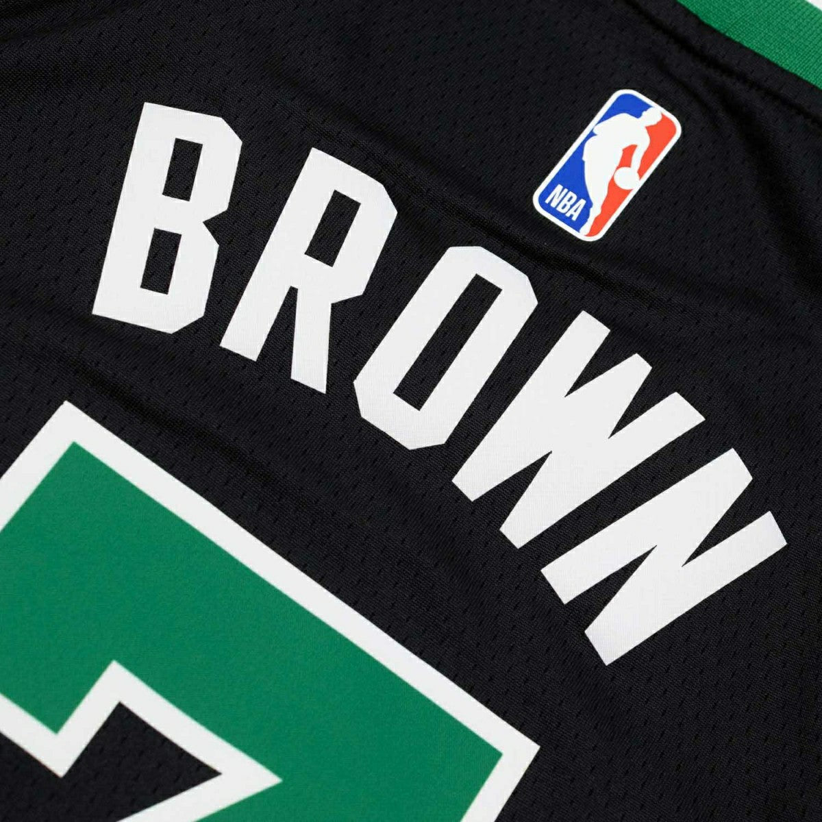 Jaylen Brown #7 Boston Celtics Statement Swingman NBA Jersey Black (YOUTH) - Taass for sale