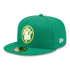 Boston Celtics 1914-1928 Hardwood Classics 59FIFTY Fitted Cap Green - Taass sale