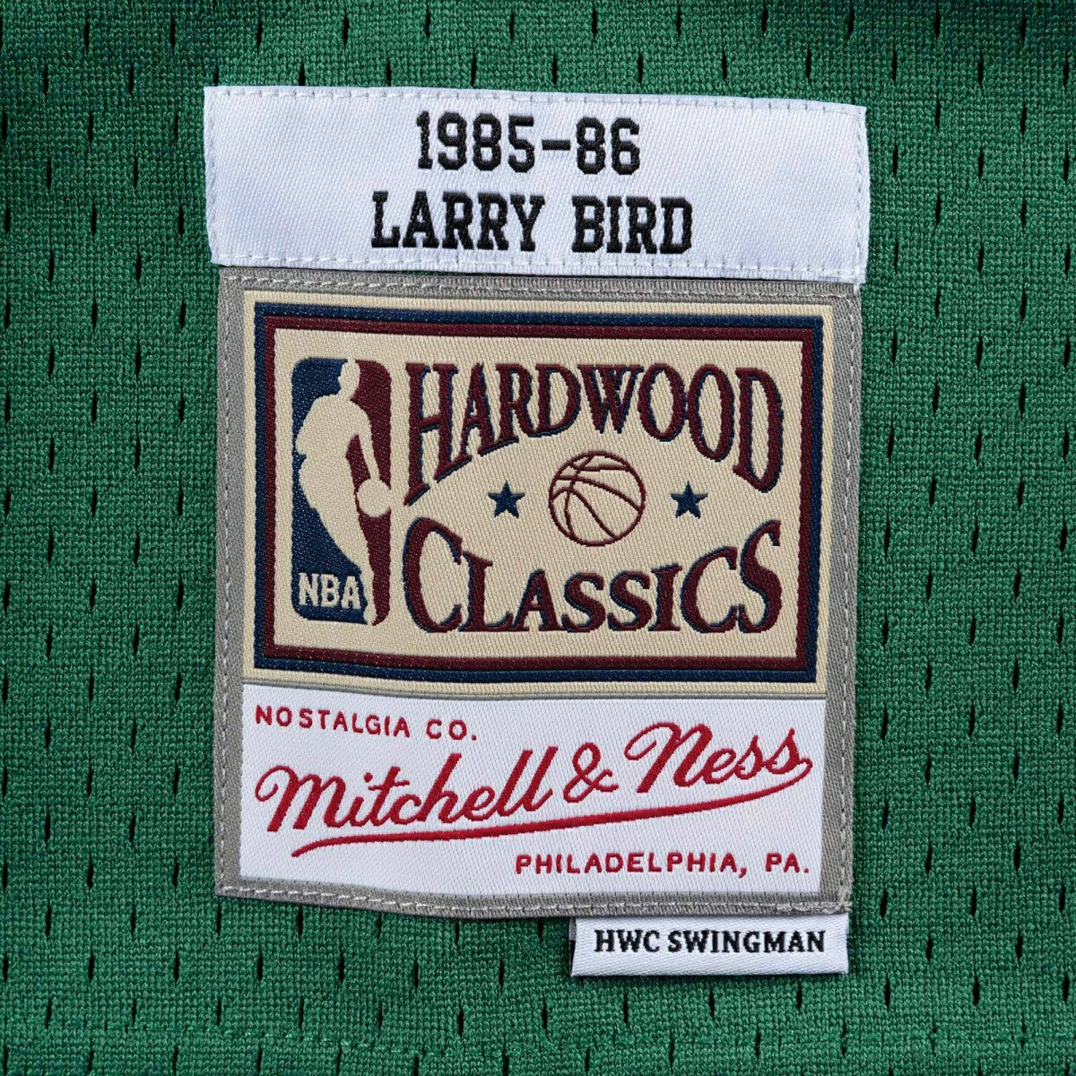 Larry Bird #33 Boston Celtics 1985-86 Mitchell & Ness Swingman NBA Jersey Green - Taass discount