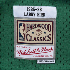 Larry Bird #33 Boston Celtics 1985-86 Mitchell & Ness Swingman NBA Jersey Green - Taass discount