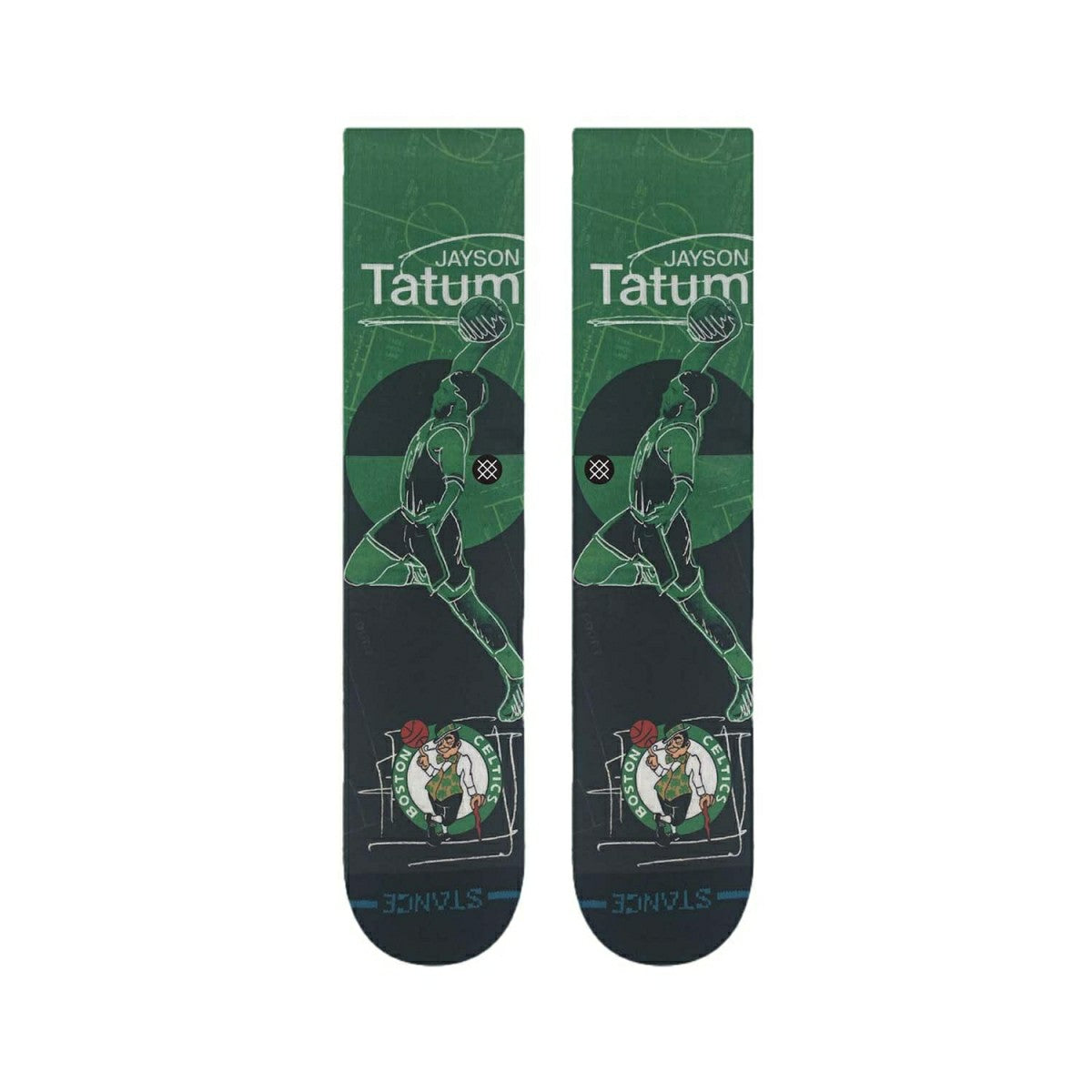 Jayson Tatum Boston CelticsStance Pasted Crew Socks - Taass sale