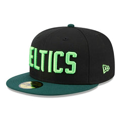 Boston Celtics 2024 NBA City Edition New Era 59FIFTY Fitted Cap - Taass Online