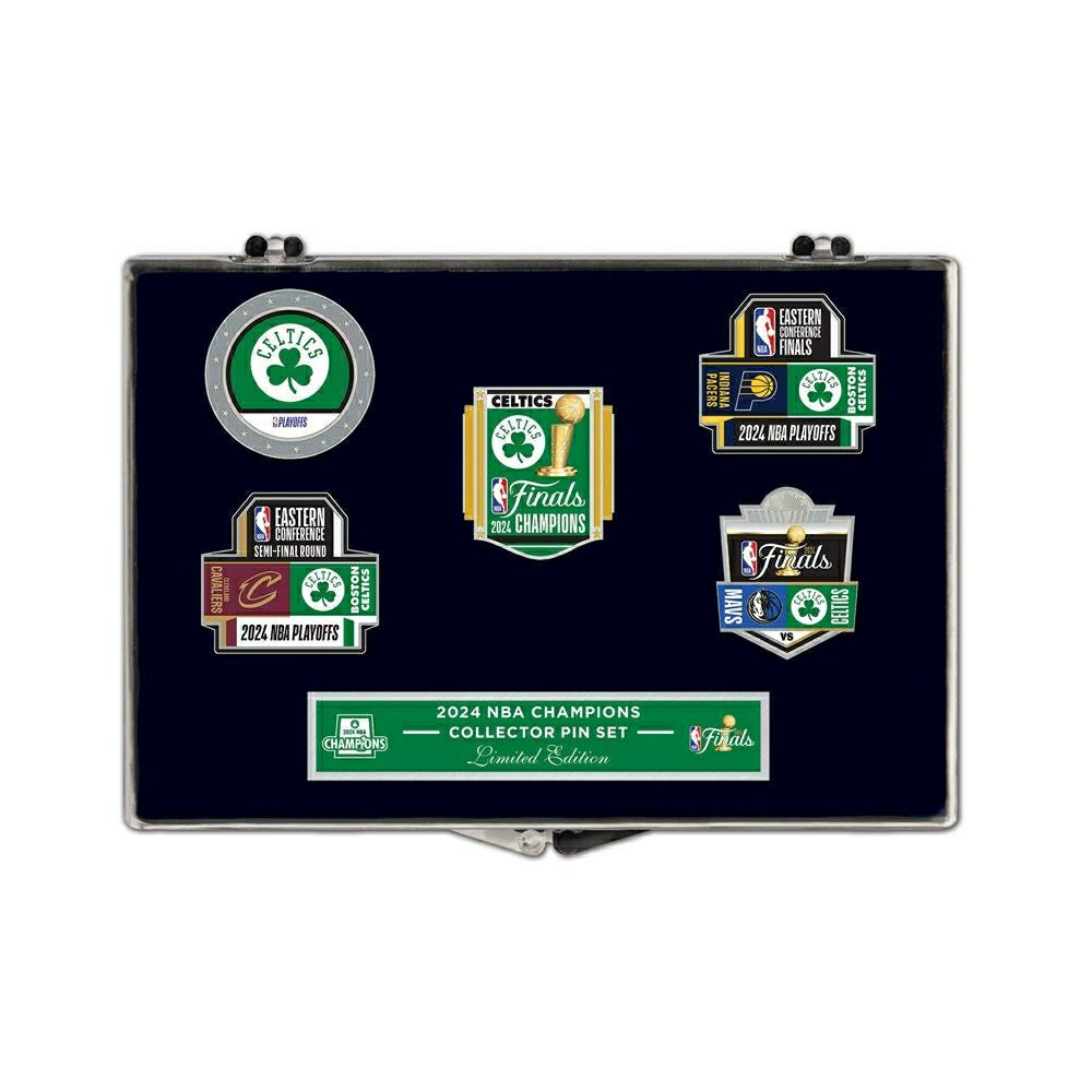 Boston Celtics 2024 NBA Champions Collector Pin Set - Taass for sale