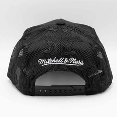 Boston Celtics Mitchell & Ness Monogram NBA Trucker Cap Black - Taass Online