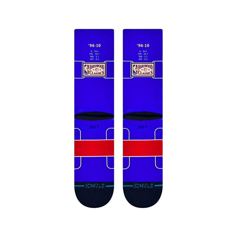 Allen Iverson Philadelphia 76ers Big Head Stance Crew Socks - Taass outlet