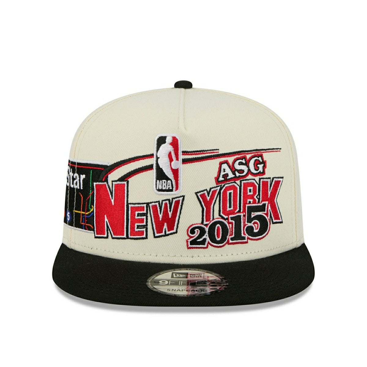 2015 NBA All-Star Game New York 9FIFTY A-Frame Snapback Cap - Taass US