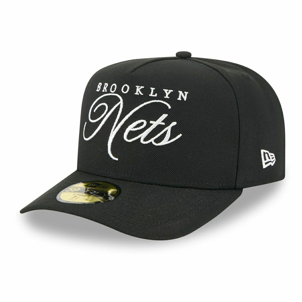 Brooklyn Nets 2025 NBA Draft New Era 59FIFTY A-Frame Fitted Cap Black - Taass Online