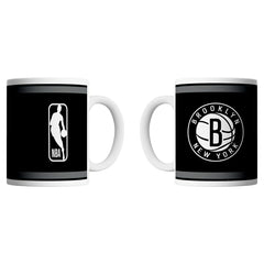 Brooklyn Nets Logo & Shield NBA Mug (330 ml) - Taass sale