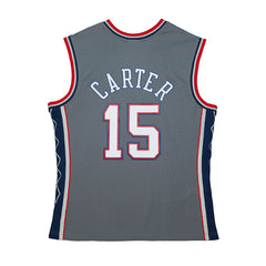 Vince Carter #15 New Jersey Nets 2004-05 Mitchell & Ness Alternate Swingman NBA Jersey Grey - Taass discount