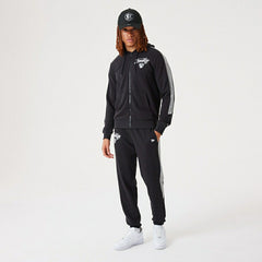 Brooklyn Nets Script New Era NBA Full-Zip Hoodie Black - Taass US