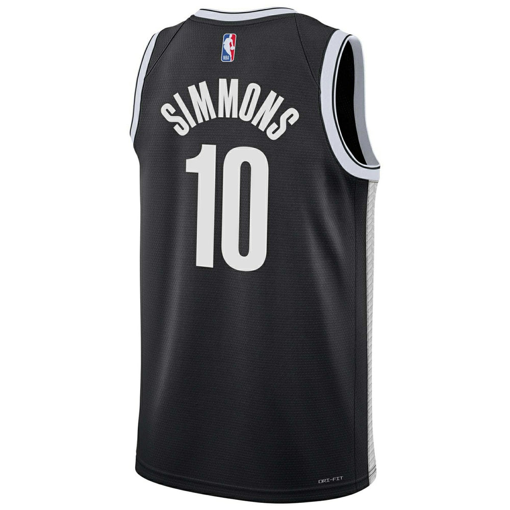 Ben Simmons #10 Brooklyn Nets Nike Icon Swingman NBA Jersey (YOUTH) - Taass on sale