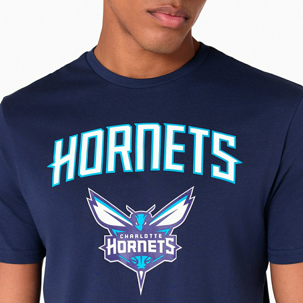 Charlotte Hornets Team Logo New Era NBA T-Shirt - Taass sale