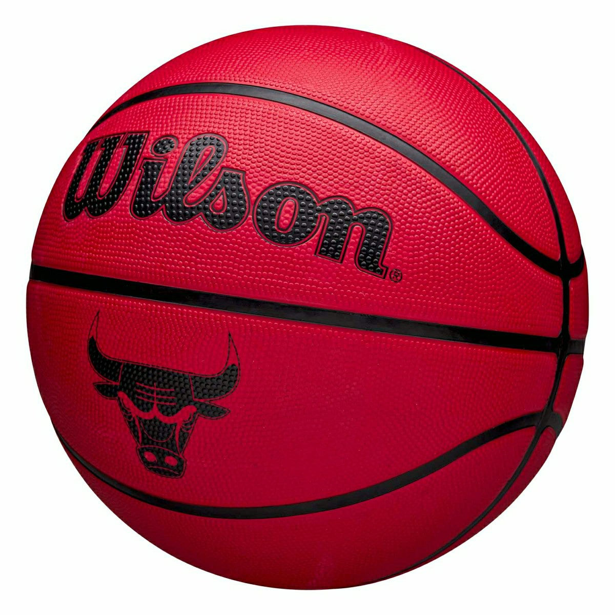 Chicago Bulls Solid Wilson NBA Basketball Red (Size 5) - Taass discount