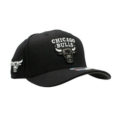 Chicago Bulls Monochrome Classic Red Stretch-Snap NBA Cap Black - Taass for sale