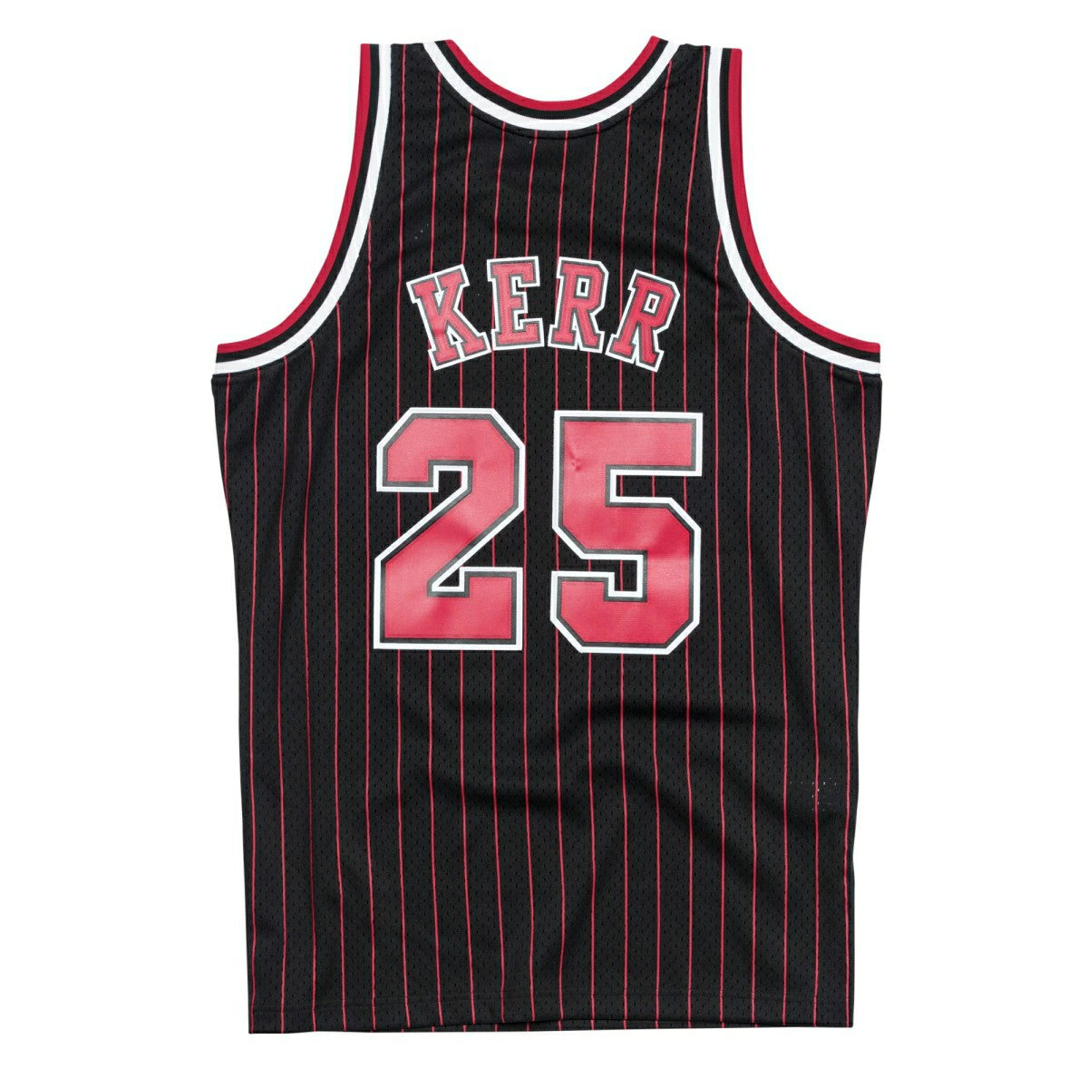 Steve Kerr #25 Chicago Bulls 1995-96 Swingman NBA Jersey Pinstripe - Taass Online