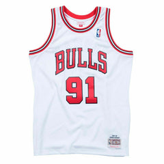 Dennis Rodman #91 Chicago Bulls 1997-98 Swingman NBA Jersey White - Taass discount