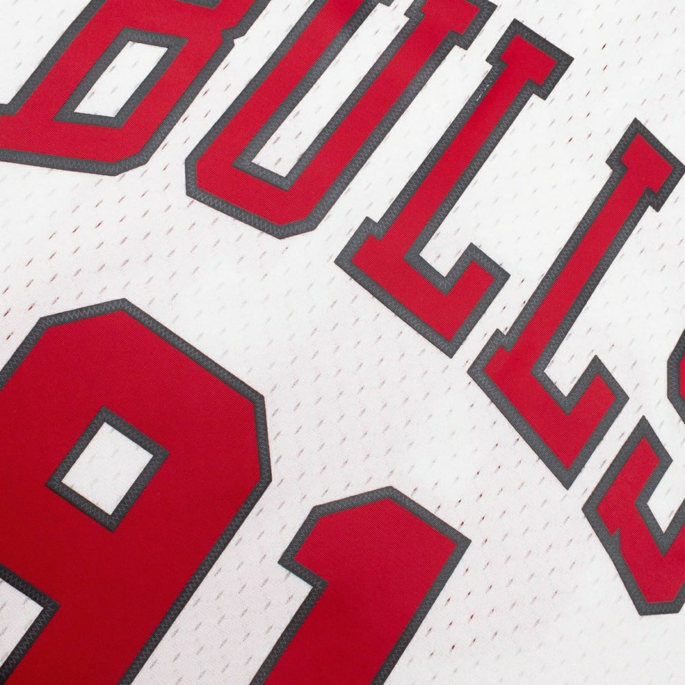 Dennis Rodman #91 Chicago Bulls 1997-98 Swingman NBA Jersey White - Taass discount