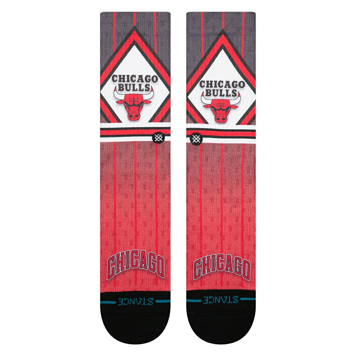 Chicago Bulls Hardwood Classics NBA Crew Socks - Taass sale