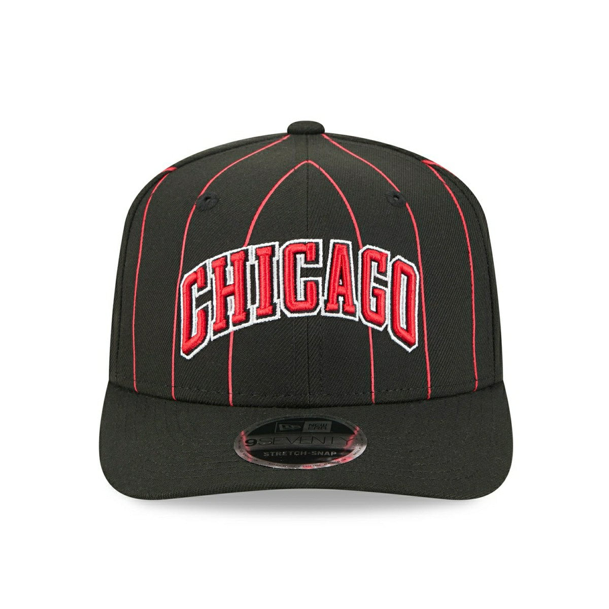 Chicago Bulls 2025-26 NBA Statement Stretch-Snap 9SEVENTY Cap Black - Taass discount