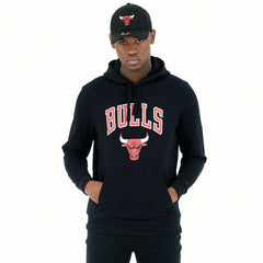 Chicago Bulls Team Logo Hoodie New Era NBA Sweatshirt - Taass for sale