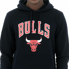 Chicago Bulls Team Logo Hoodie New Era NBA Sweatshirt - Taass for sale
