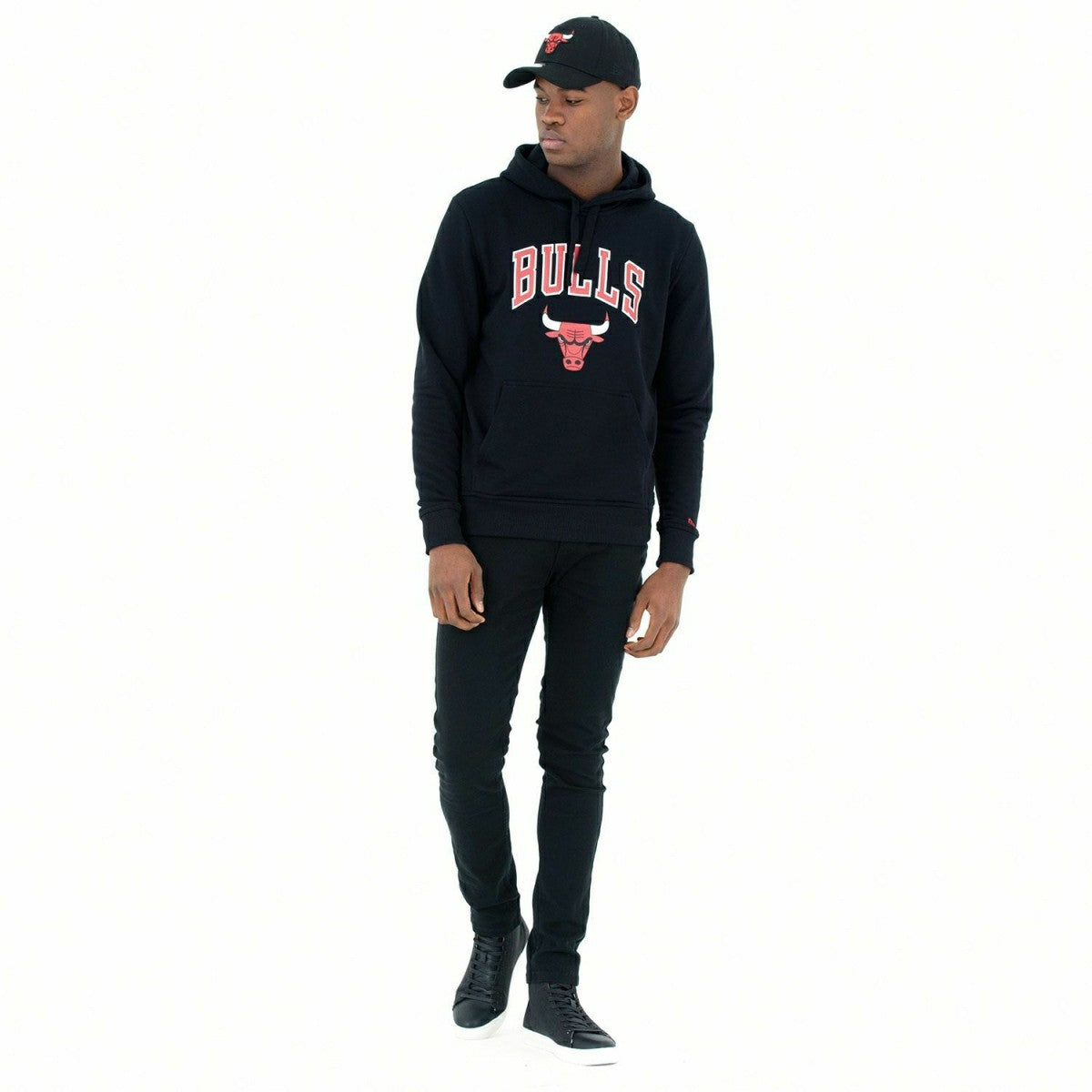 Chicago Bulls Team Logo Hoodie New Era NBA Sweatshirt - Taass for sale