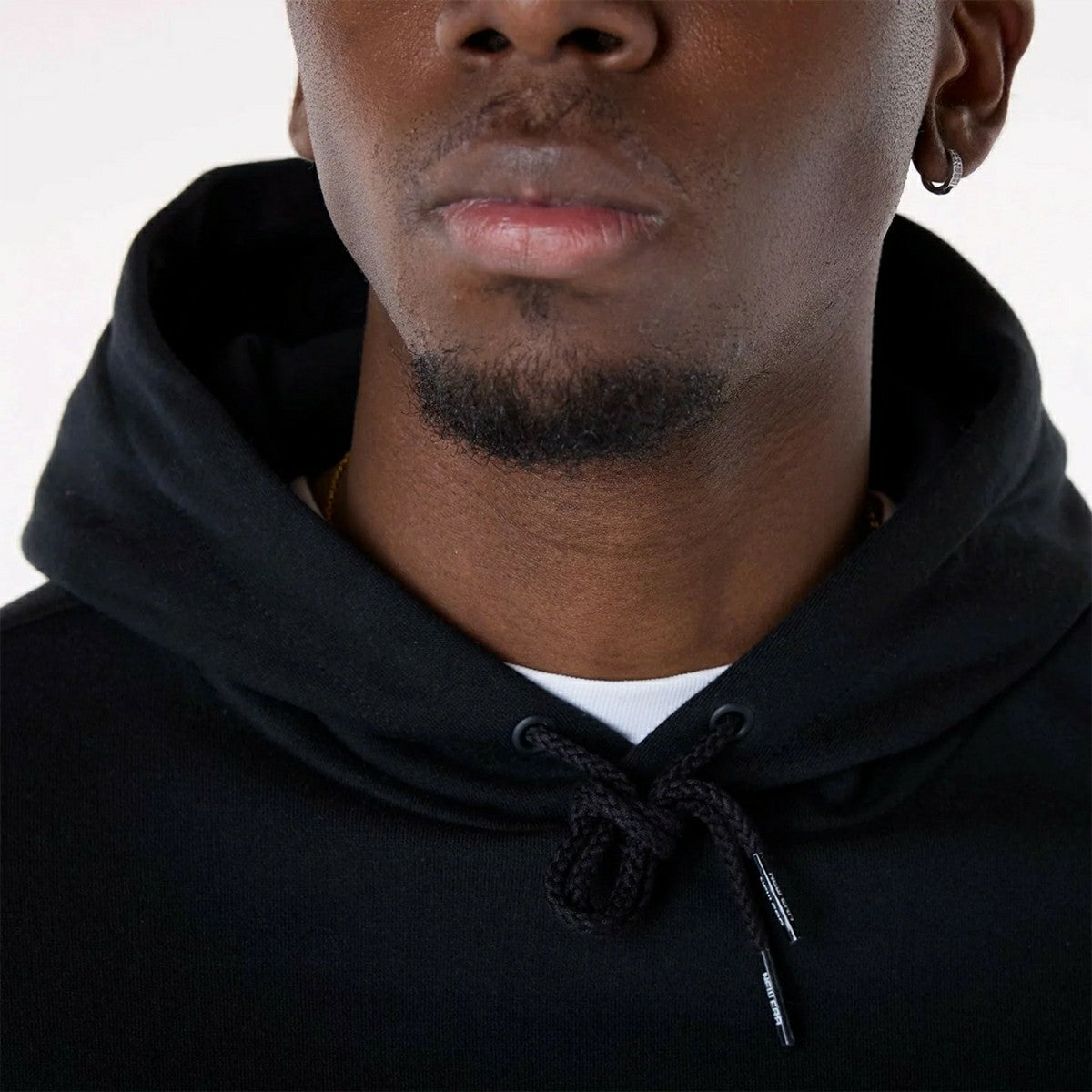 Chicago Bulls Block Graphic New Era Oversized NBA Hoodie Black - Taass discount