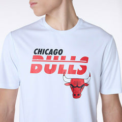 Chicago Bulls New Era Performance NBA T-Shirt White - Taass US