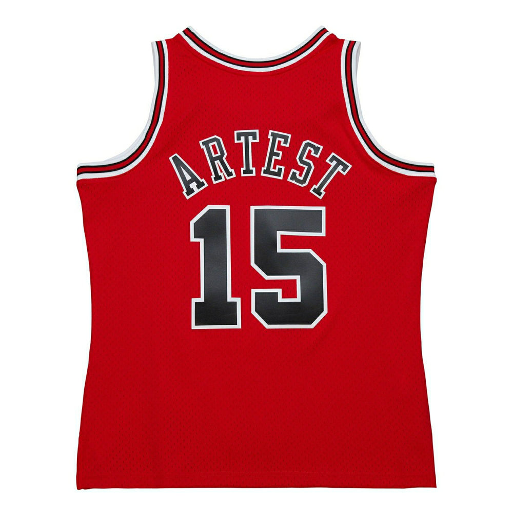 Ron Artest #15 Chicago Bulls 1999-00 Mitchell & Ness Swingman NBA Jersey Red - Taass US