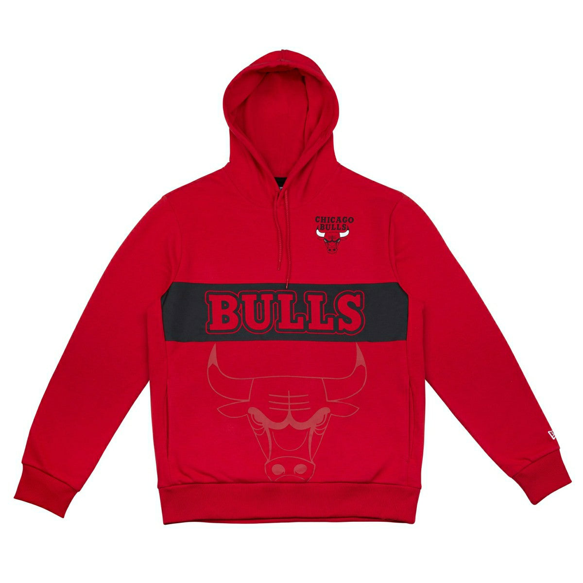 Chicago Bulls Paris Games New Era NBA Hoodie Red - Taass outlet