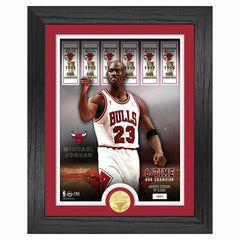 Michael Jordan Chicago Bulls Bronze Coin Framed NBA Photo - Taass on sale