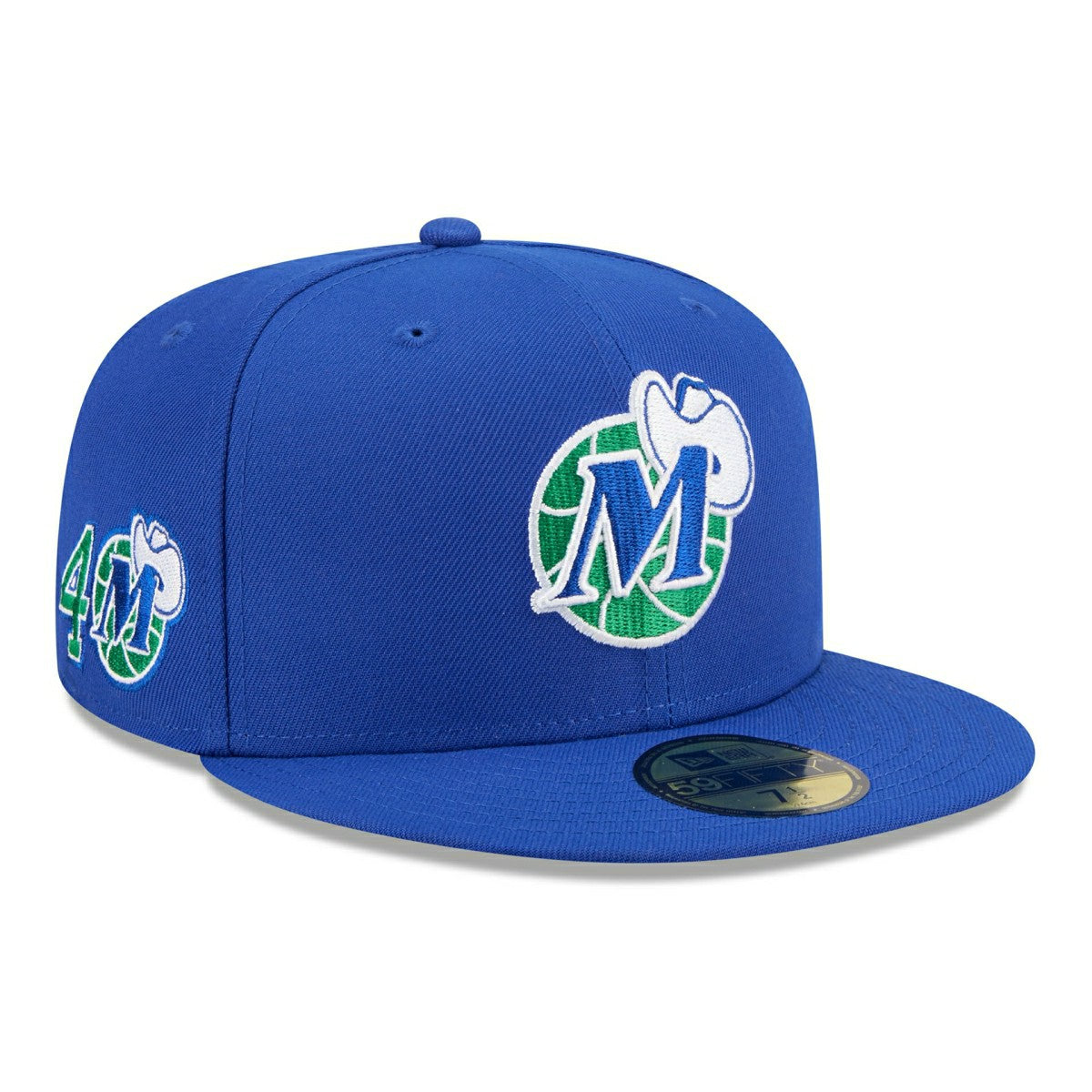 Dallas Mavericks 1974-2002 Hardwood Classics 59FIFTY Fitted Cap Blue - Taass outlet