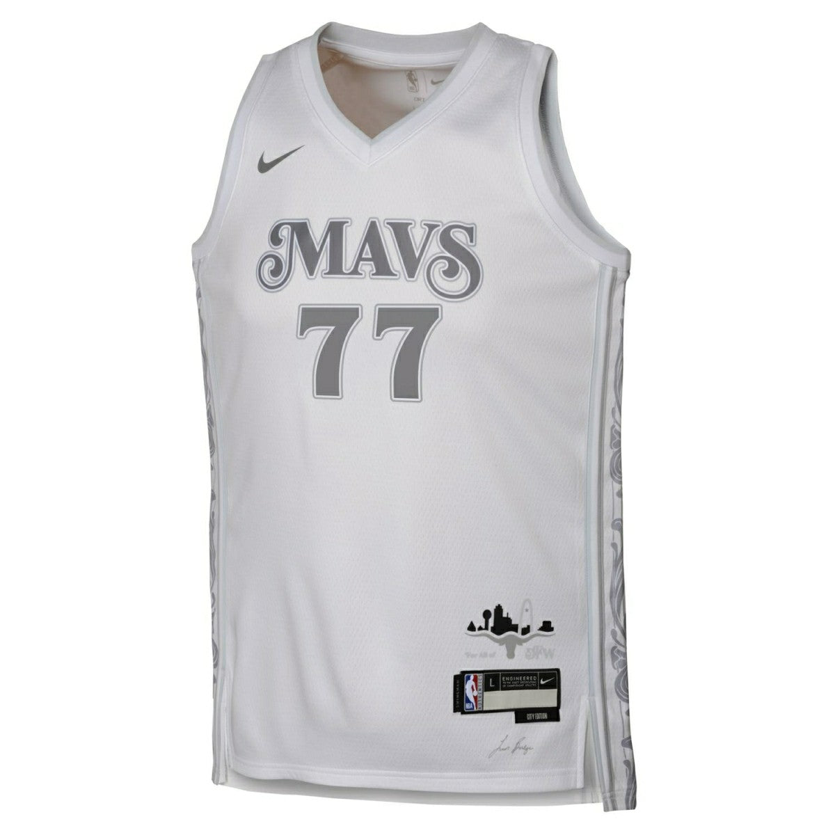 Luka Doncic #77 Dallas Mavericks 2024-25 City Edition Nike Swingman NBA Jersey (YOUTH) - Taass Online